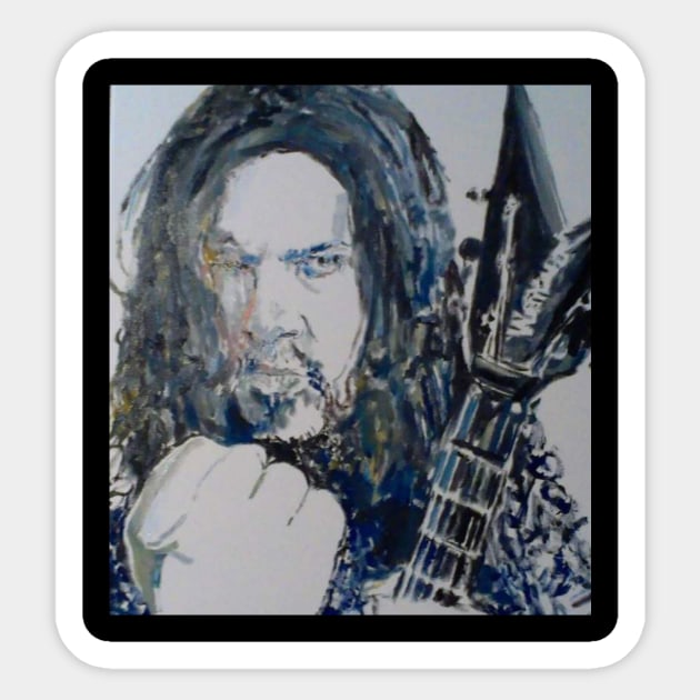 dimebag Sticker by Mike Nesloney Art